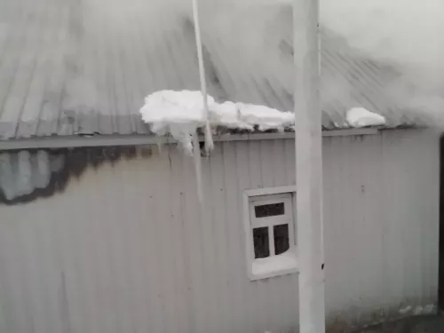 В Бавлах сгорела баня