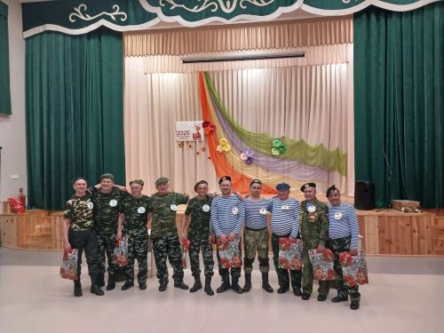В Исергаповском доме культуры отметили День защитника Отечества
