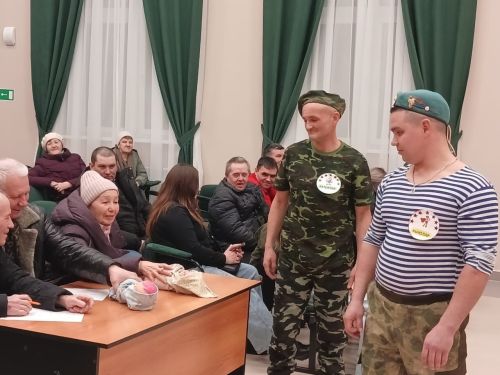 В Исергаповском доме культуры отметили День защитника Отечества