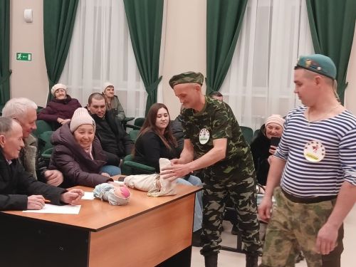 В Исергаповском доме культуры отметили День защитника Отечества