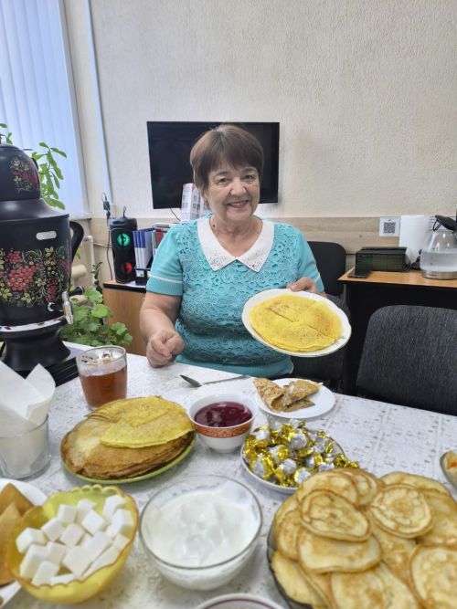 В Бавлинской клиентской службе ОСФР отметили традиционную Масленицу