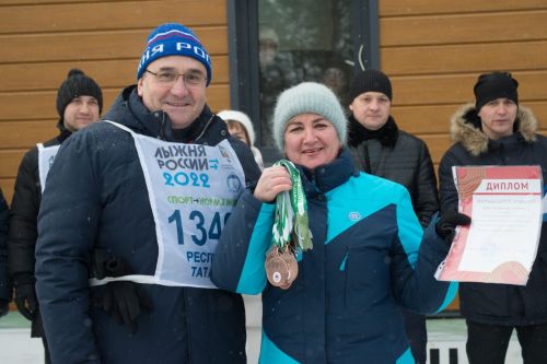 Около 700 бавлинцев присоединились к «Лыжне России»