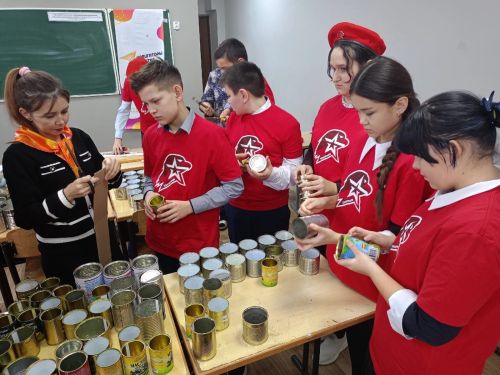 Бавлинские школьники помогают бойцам