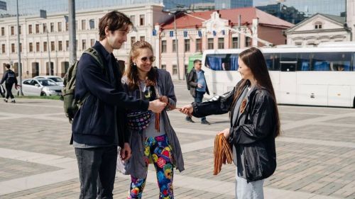 В Татарстане началась акция «Георгиевская ленточка»