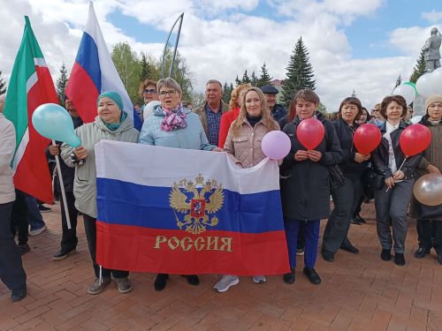 В Бавлах отметили Первомай