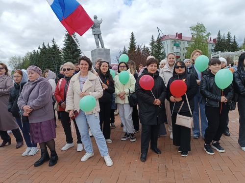 В Бавлах отметили Первомай