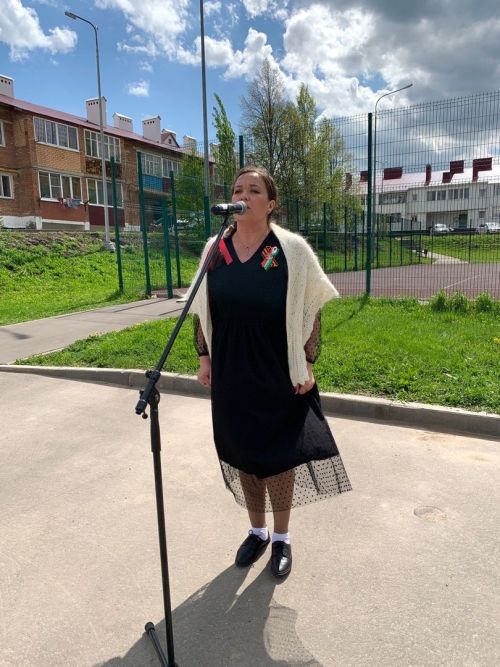 Акция «Поем всем двором»: праздник песен Победы в Бавлах
