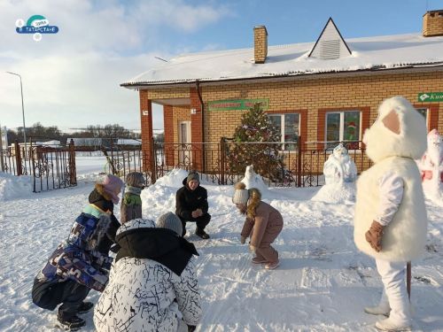 В селе Муртаза провели спортивный праздник «Зимние забавы» для детей
