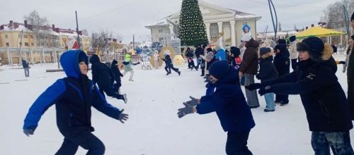 Бавлинские дети встречают «Зиму в Татарстане»