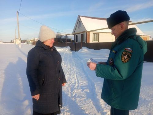 Жителям Бавлинского района напомнили о правилах пожарной безопасности