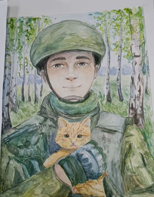 Школьники Бавлов помогают бойцам СВО через искусство