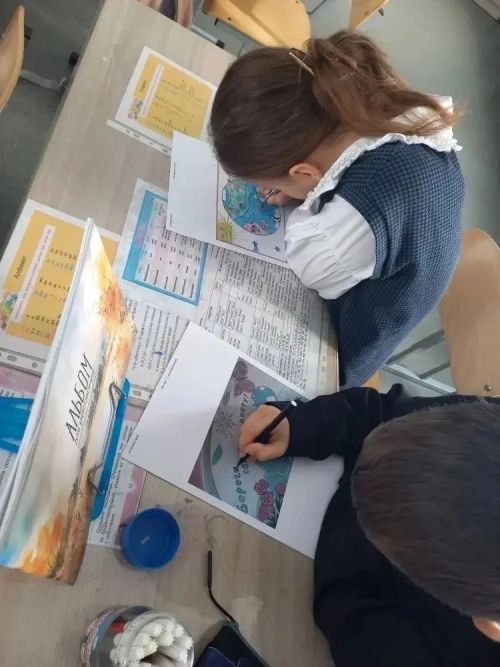 Земля в рисунках бавлинских гимназистов