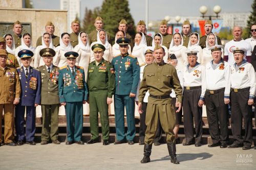 В Казани прошли съёмки видеоклипа в рамках акции «Песни наших отцов»