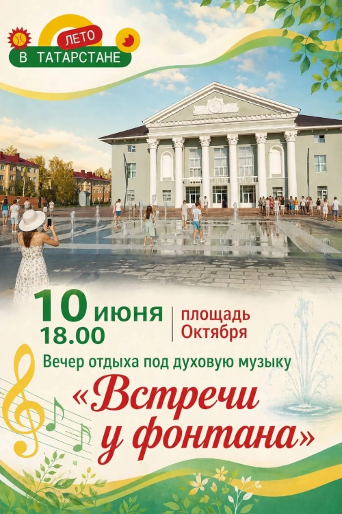 В Бавлах пройдёт вечер духовой музыки в рамках проекта «Лето в Татарстане»