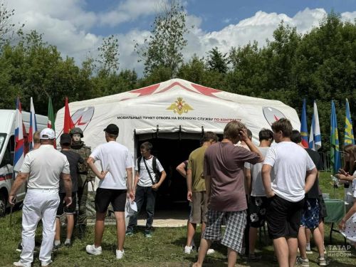 На Уяве в Черемшане работал пункт отбора на военную службу