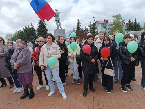 В Бавлах отметили Первомай