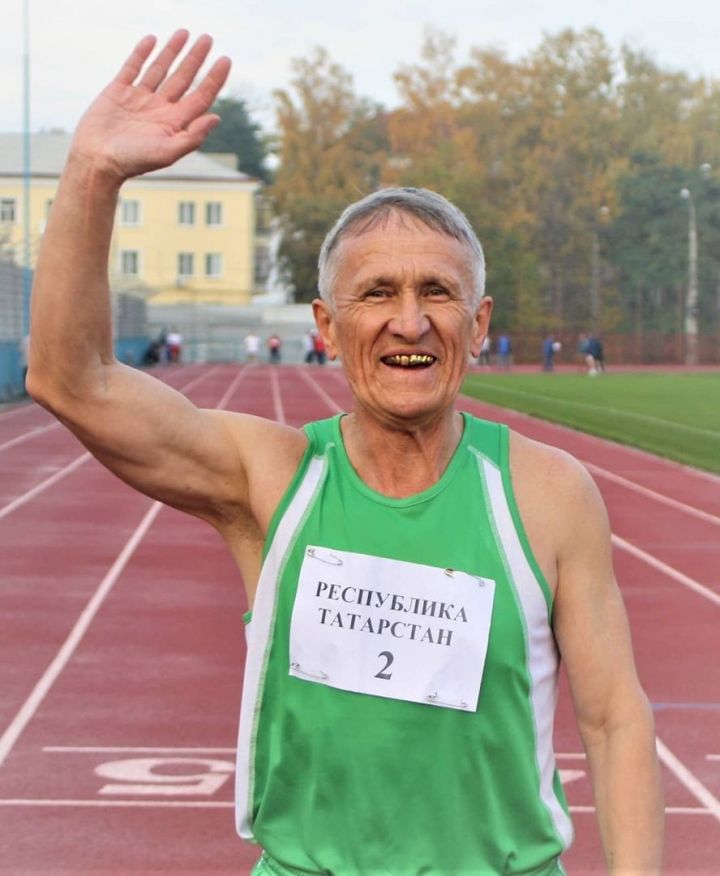 70-летний ветеран из Бавлов стал победителем Чемпионата республики по легкой атлетике