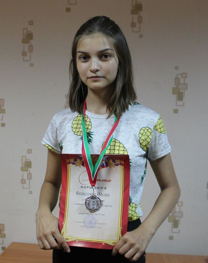 Бавлинская шахматистка заняла второе место в Первенстве республики