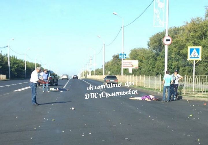 В Альметьевске пьяный водитель насмерть сбил двоих пешеходов