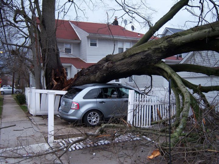 Сорванная кровля, поваленные деревья: сегодня над Татарстаном пронесся шторм