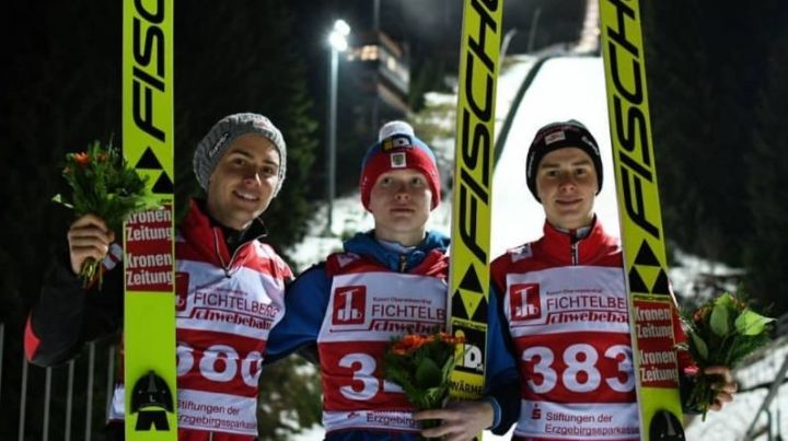 Житель Татарстана победил на этапе Кубка мира по прыжкам на лыжах с трамплина
