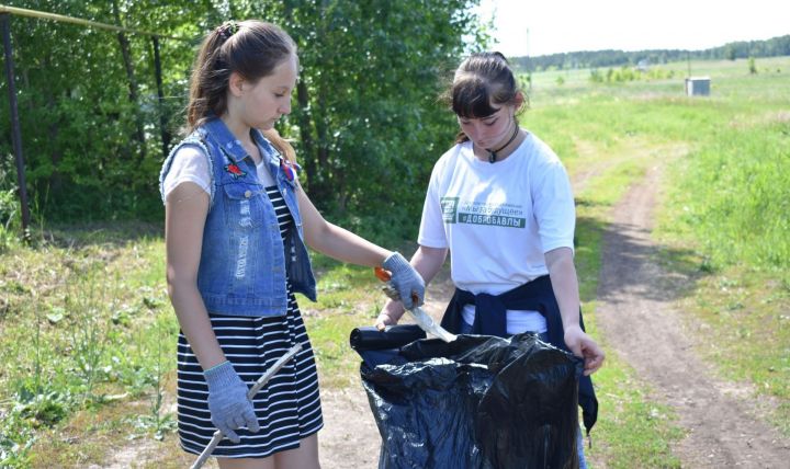 Бавлинские добровольцы провели экологическую акцию