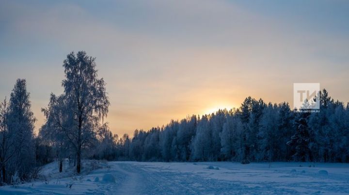 Умеренно морозная погода сохранится в Татарстане и на выходных