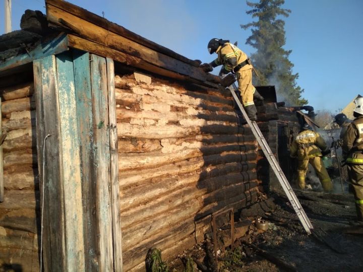 В селе Васькино сгорел дом