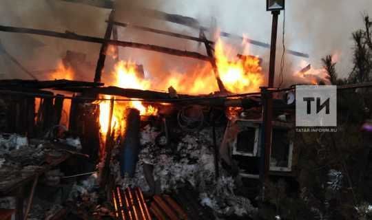 Мужчина погиб в сгоревшей бане