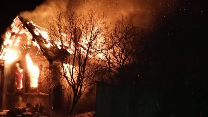 За три дня нового года в Татарстане произошло 45 пожаров и погибло 7 человек
