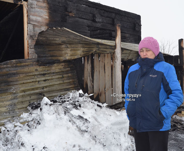 Ночной пожар оставил без дома жительницу Потапово-Тумбарла