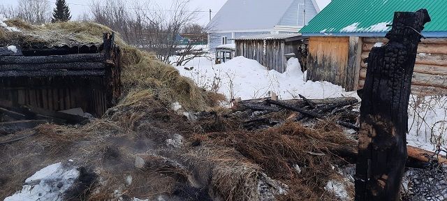 В поселке Новозареченск Бавлинского района этой ночью произошел пожар