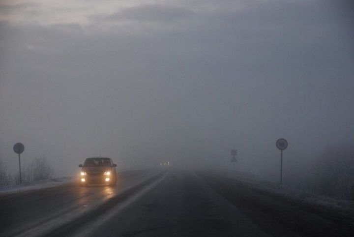 МЧС: Туман представляет серьезную опасность всем участникам дорожного движения