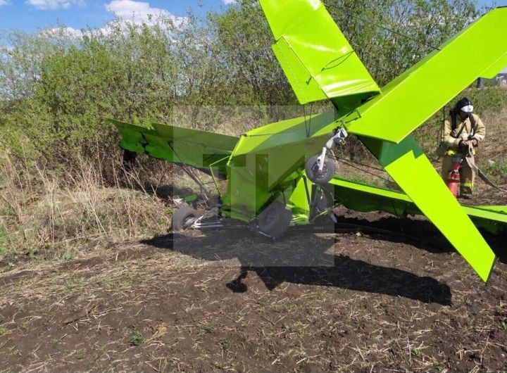 На юго-востоке Татарстана упал самолет, есть погибшие