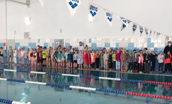 В Бавлах проходит Матчевая встреча по плаванию среди школьников