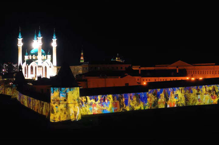 Опубликовано видео уникального светового шоу, которое покажут в честь 1100-летия принятия Ислама Волжской Булгарией