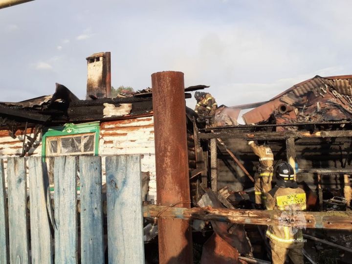 В Бавлинском районе при пожаре погиб мужчина