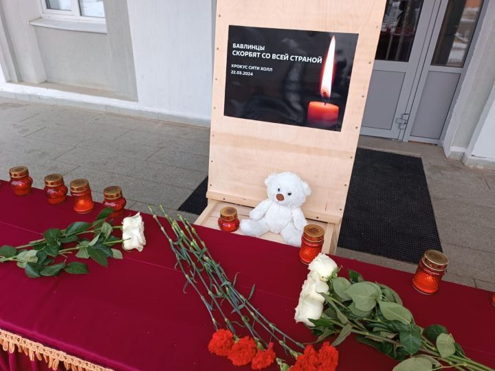 Бавлинцы выражают поддержку пострадавшим в теракте в Подмосковье