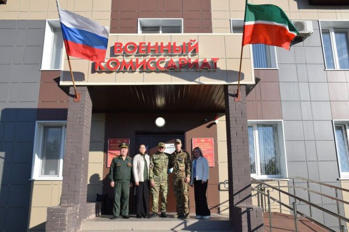 Уроженец Белгородской области отправился на СВО по контракту из Нурлатского военкомата