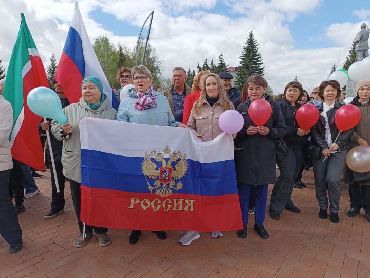 В Бавлах отметили Первомай