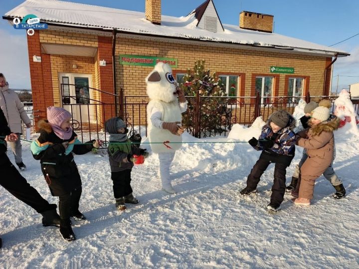 В селе Муртаза провели спортивный праздник «Зимние забавы» для детей