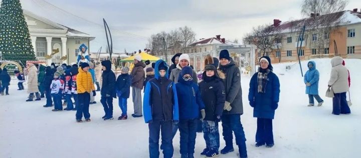 Бавлинские дети встречают «Зиму в Татарстане»