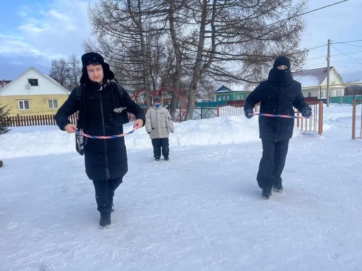 Зимние забавы в Кзыл-Яре
