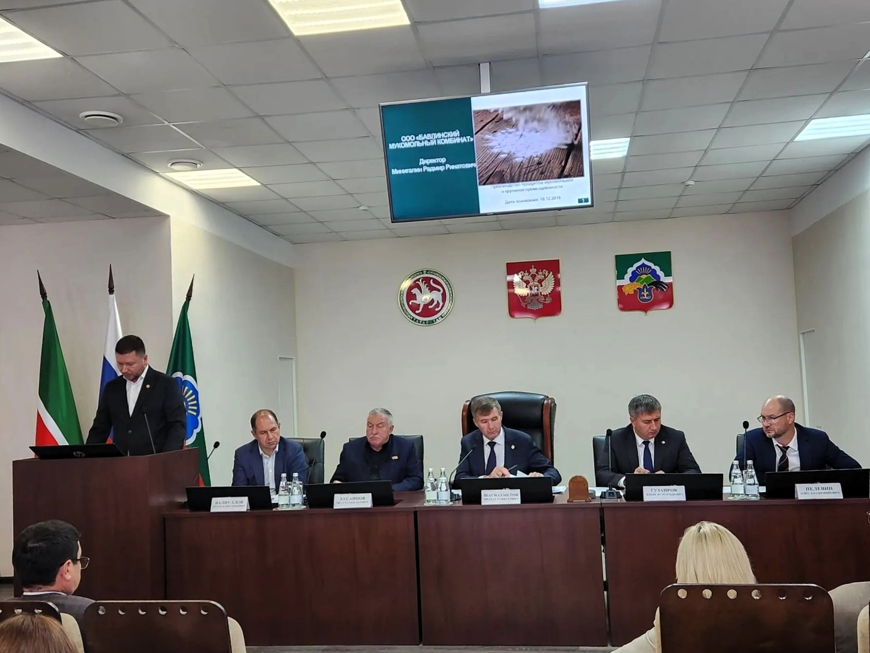 В Бавлах с рабочим визитом побывал заместитель Премьер‑министра РТ — министр экономики республики Мидхат Шагиахметов / Фото: социсети главы Бавлинского района