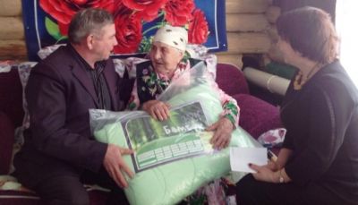 Жительницу села Новые Чути Бавлинского района поздравили с 90-летием