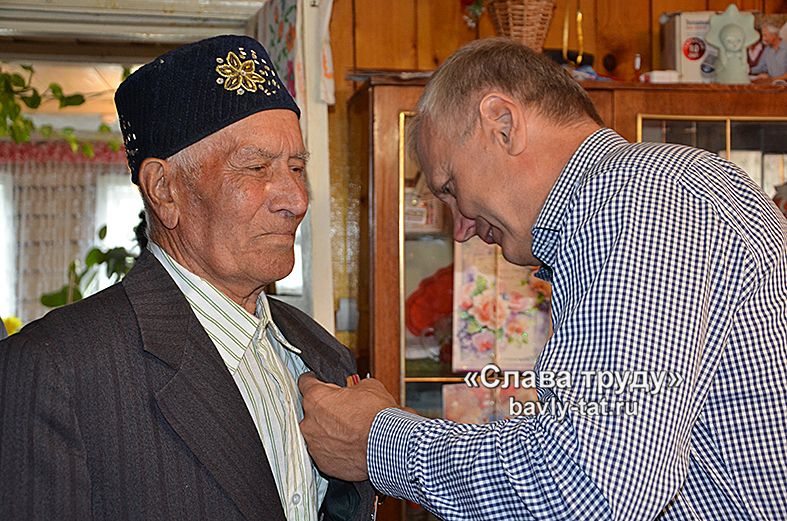 Бавлинскому ветерану вручили медаль «За доблестный труд»