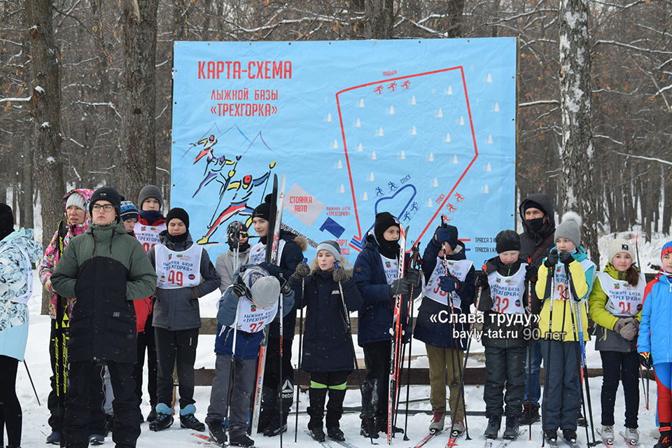 В Бавлах открыли лыжный сезон