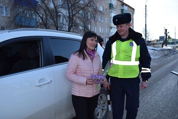 Бавлинских автоледи остановили сотрудники ГИБДД (видео)