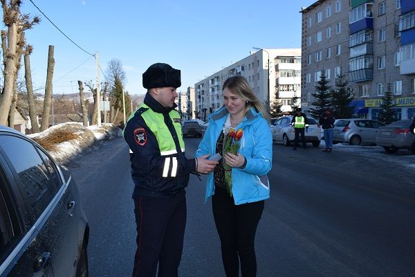 Бавлинских автоледи остановили сотрудники ГИБДД (видео)