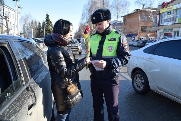 Бавлинских автоледи остановили сотрудники ГИБДД (видео)